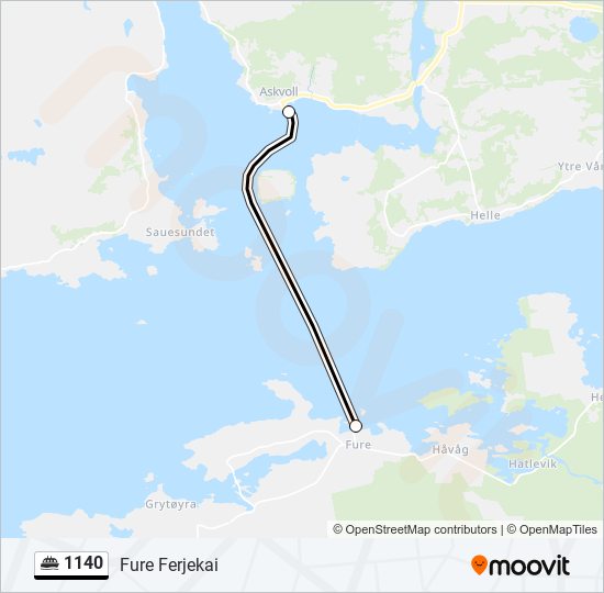 1140 ferry Line Map