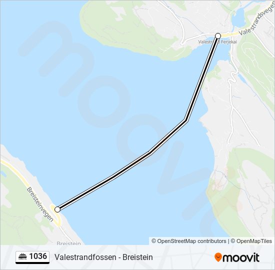 1036 ferry Line Map