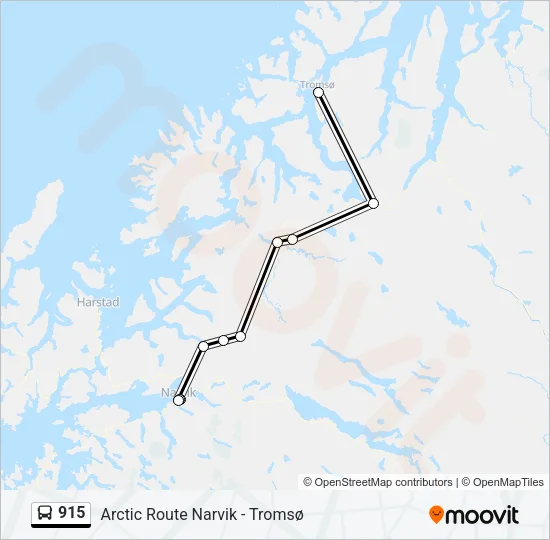 915 Bus Line Map
