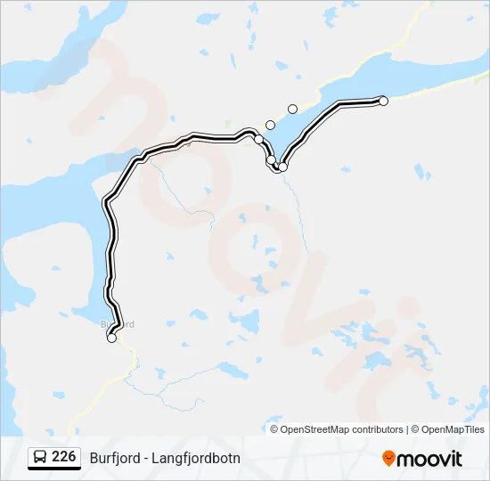226 Bus Line Map