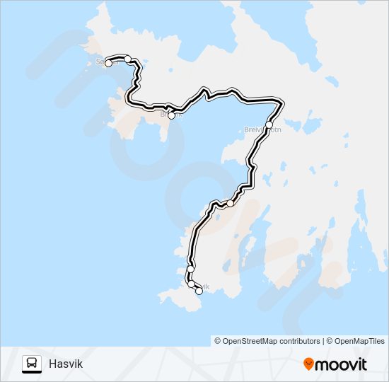 FLEKS801 Bus Line Map