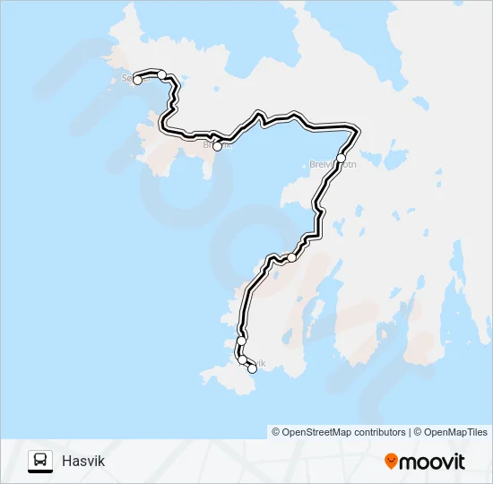 FLEKS801 Bus Line Map