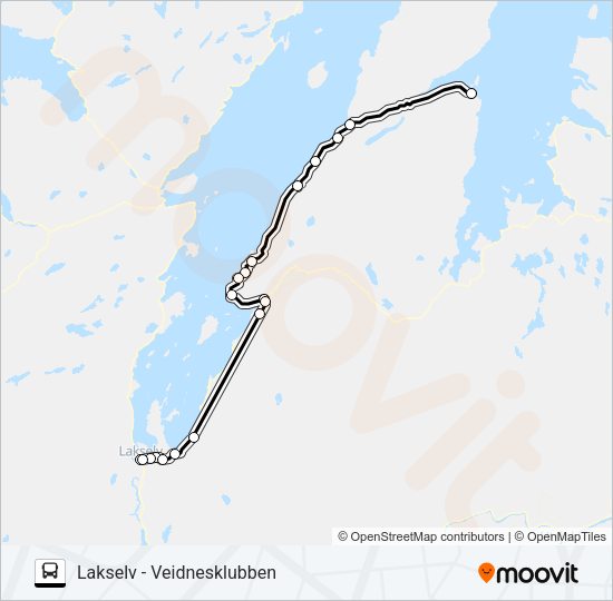 FLEKS814 Bus Line Map