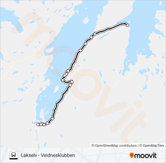FLEKS814 Bus Line Map