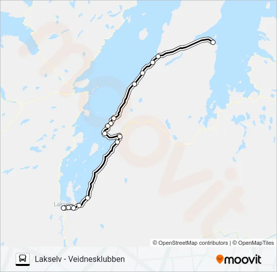 FLEKS814 Bus Line Map