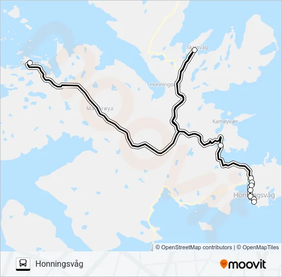 FLEKS815 Bus Line Map
