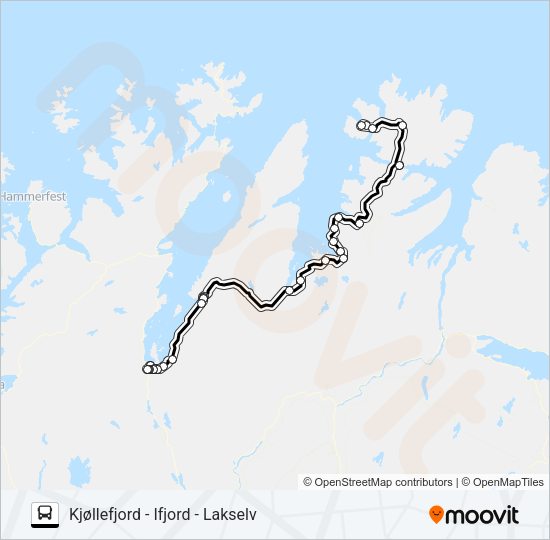 FLEKS811 Bus Line Map