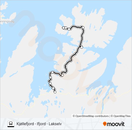 FLEKS811 Bus Line Map