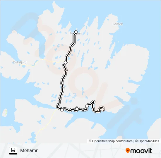 FLEKS816 Bus Line Map