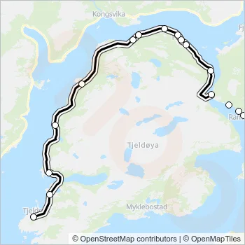211 Bus Line Map