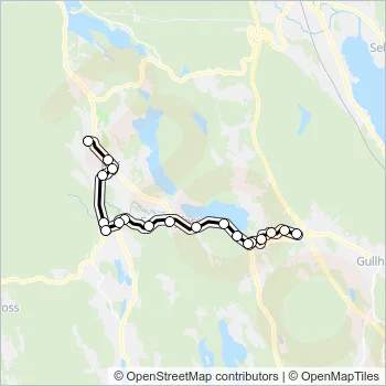 1912 Bus Line Map