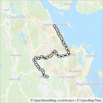 1941 Bus Line Map