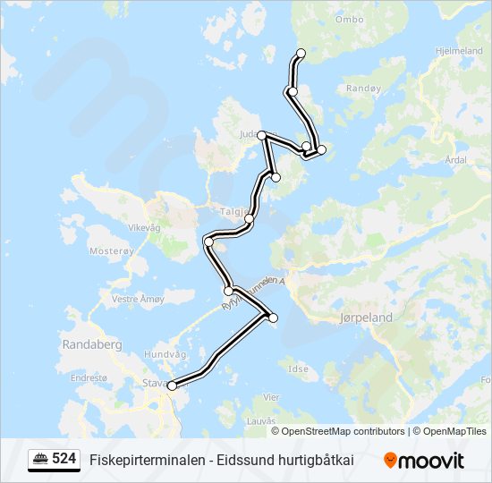 524 ferry Line Map