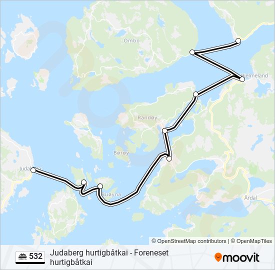 532 ferry Line Map