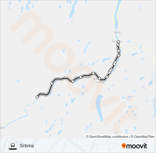 FLEKS824 Bus Line Map