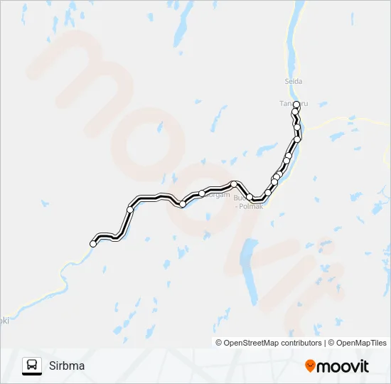 FLEKS824 Bus Line Map