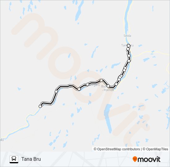 FLEKS824 Bus Line Map