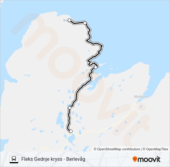 FLEKS831 Bus Line Map