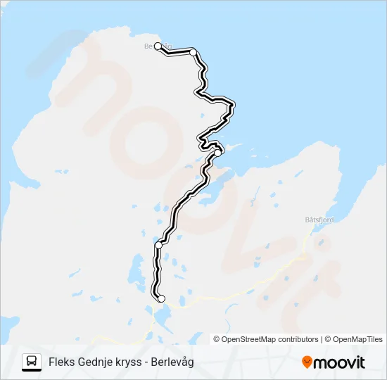 FLEKS831 Bus Line Map