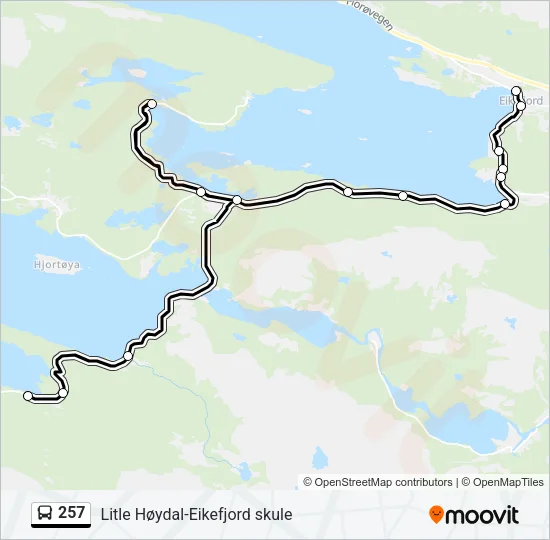 257  Line Map