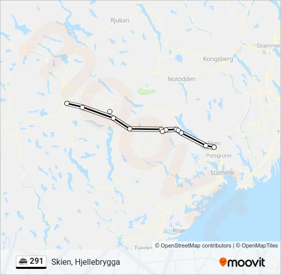 291 Ferry Line Map