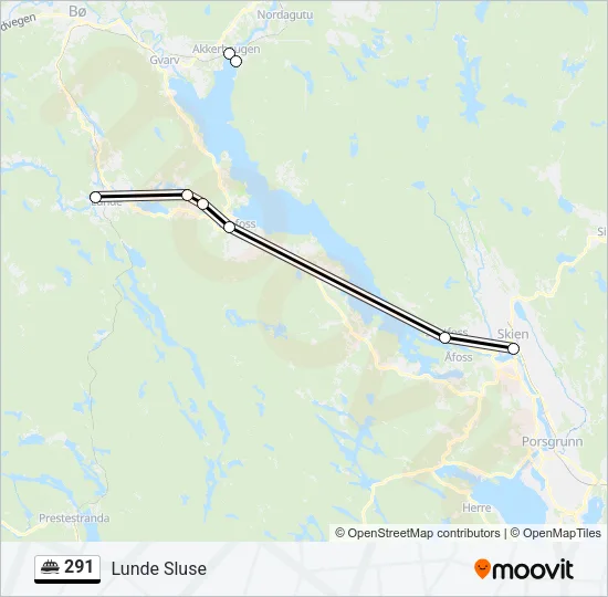 291 Ferry Line Map