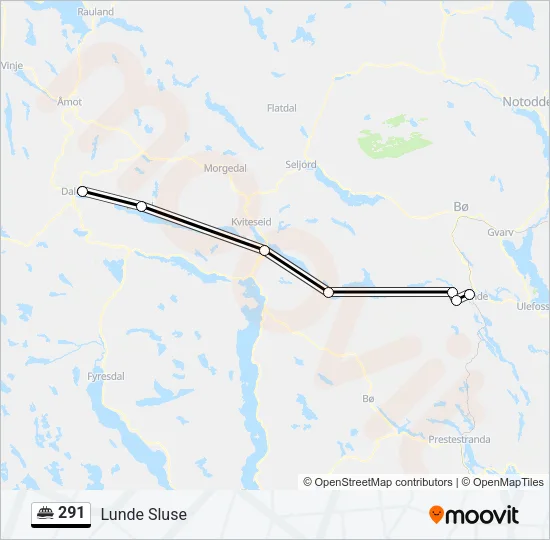 291 Ferry Line Map