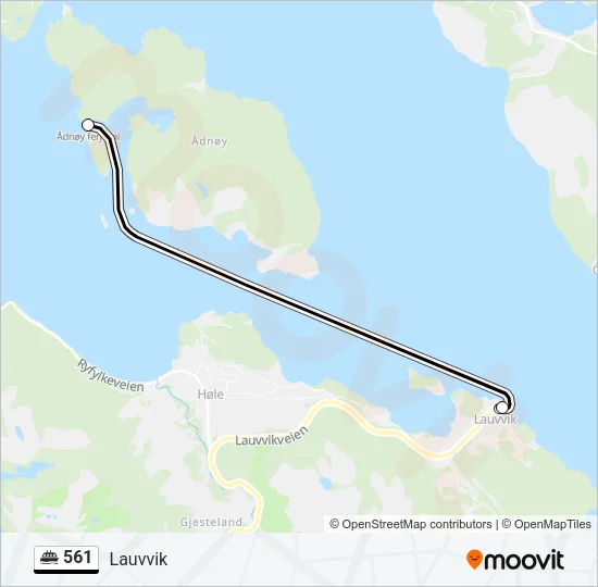 561 Ferry Line Map