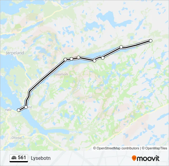 561 Ferry Line Map