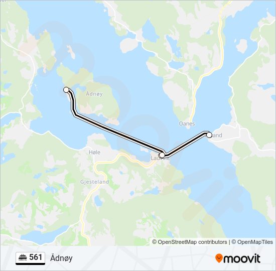 561 ferry Line Map