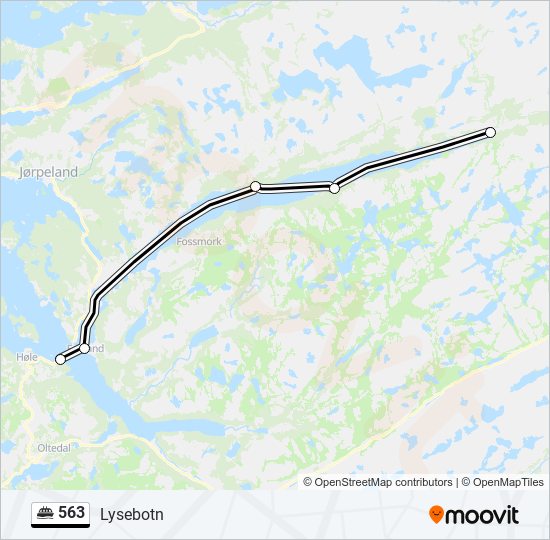 563 ferry Line Map