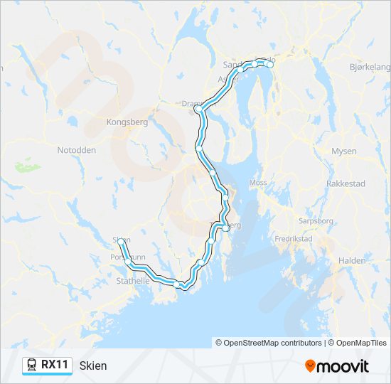 RX11  Line Map