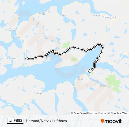 FB82 Bus Line Map