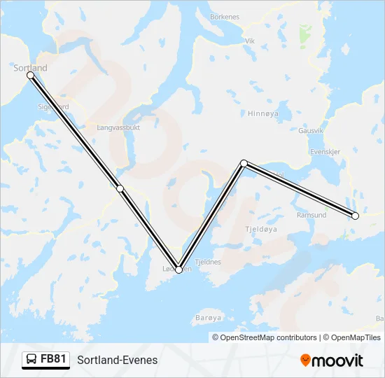 FB81 Bus Line Map