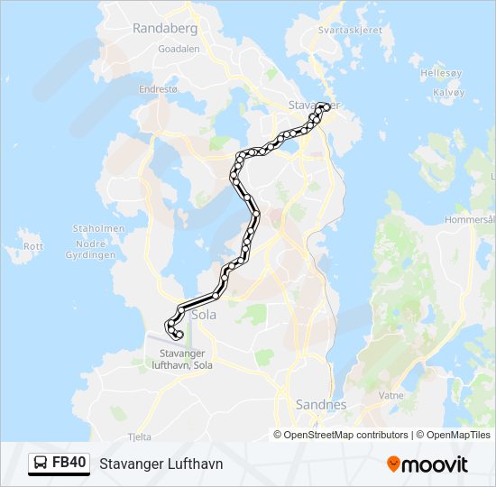 FB40 Bus Line Map