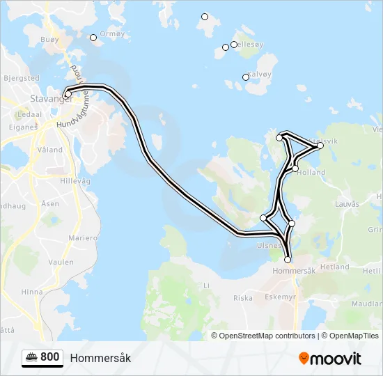 800 Ferry Line Map