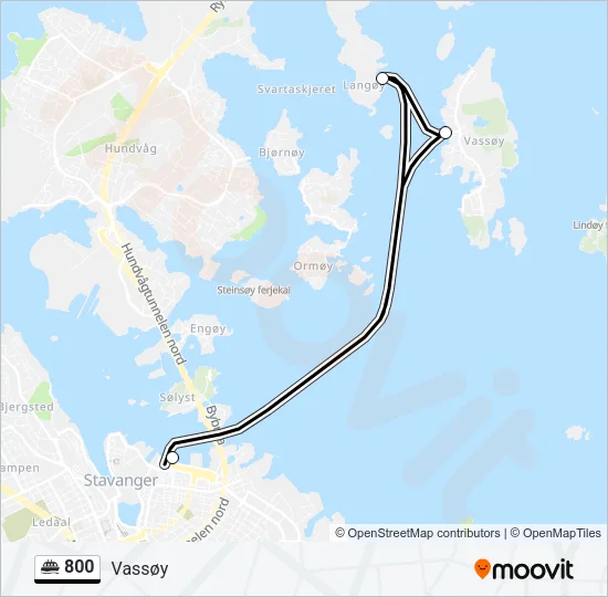 800 Ferry Line Map