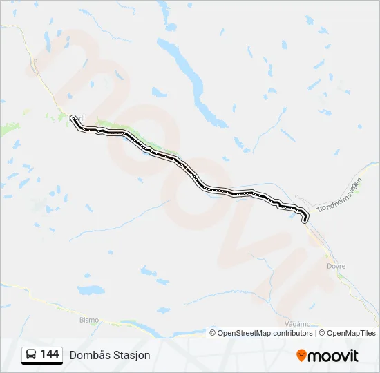 144 Bus Line Map