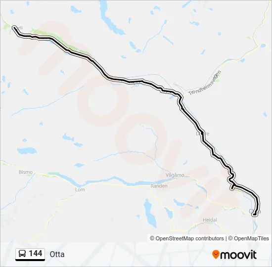 144 Bus Line Map