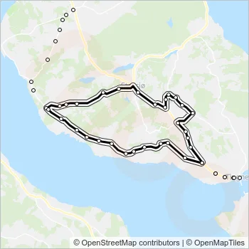 624 Bus Line Map