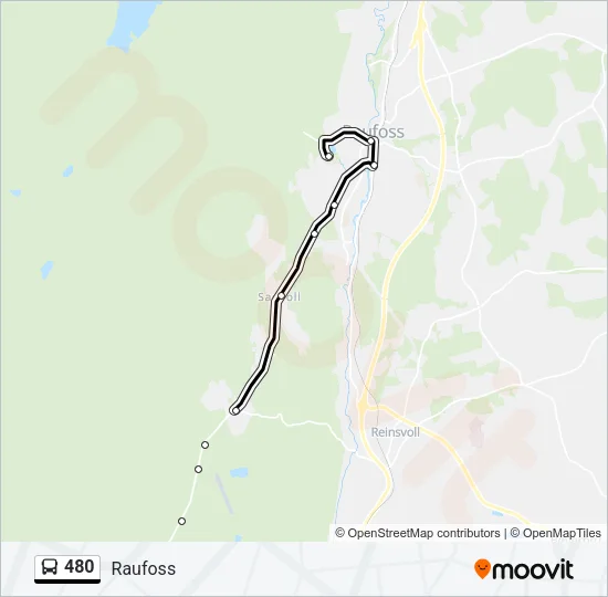 480 Bus Line Map