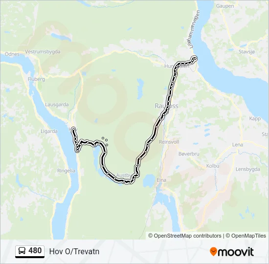 480 Bus Line Map