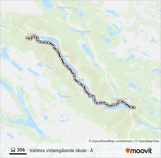 306 Bus Line Map