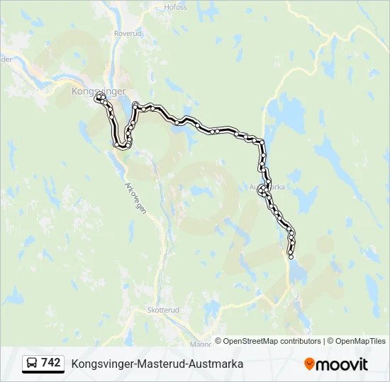 742 Bus Line Map