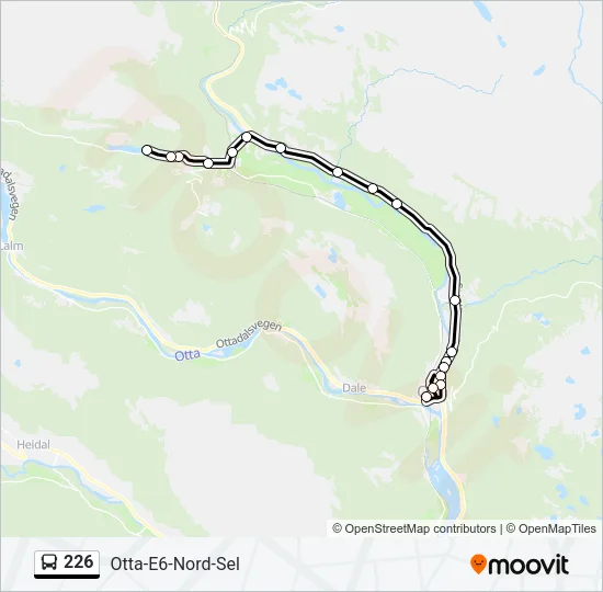 226 Bus Line Map