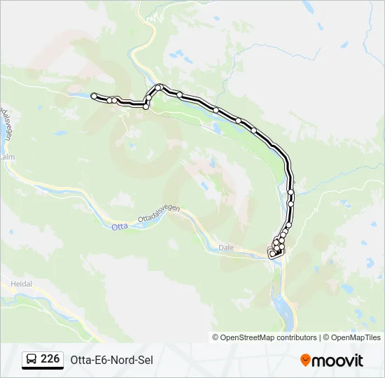226 Bus Line Map