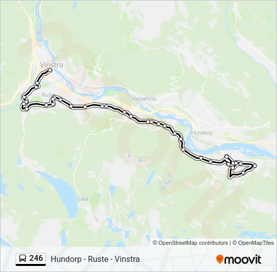 246 Bus Line Map