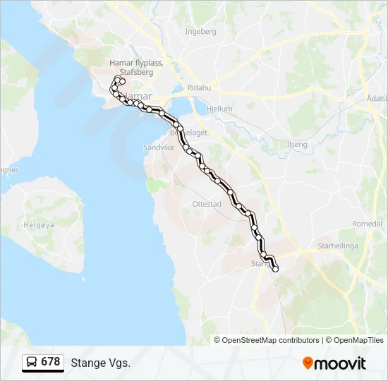 678 Bus Line Map
