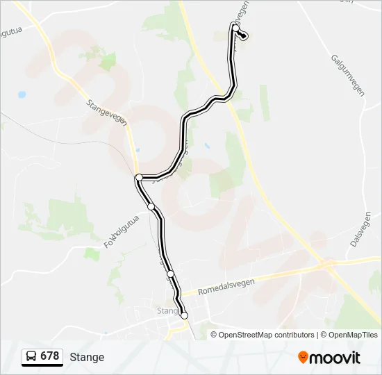 678 Bus Line Map