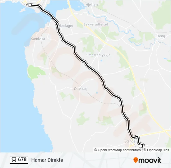 678 Bus Line Map